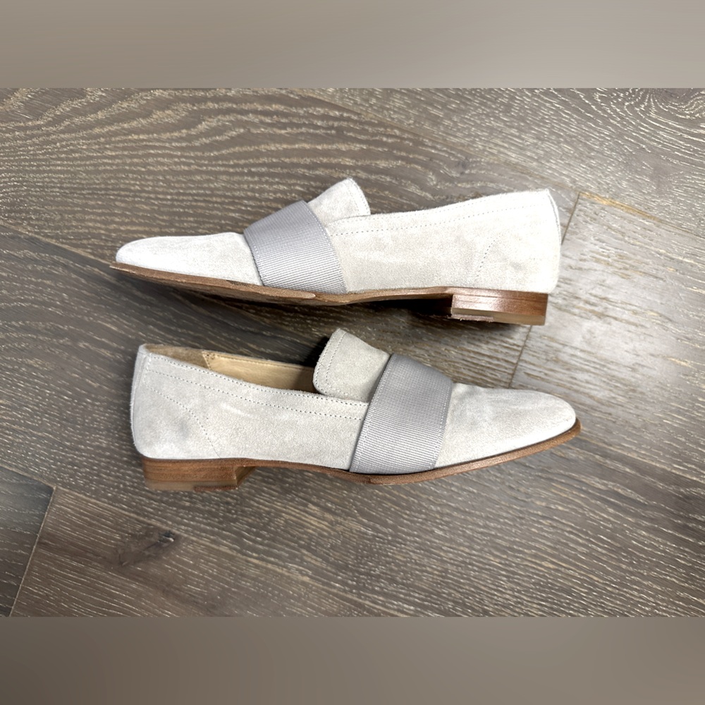 rag & bone Cream and Gray Flats